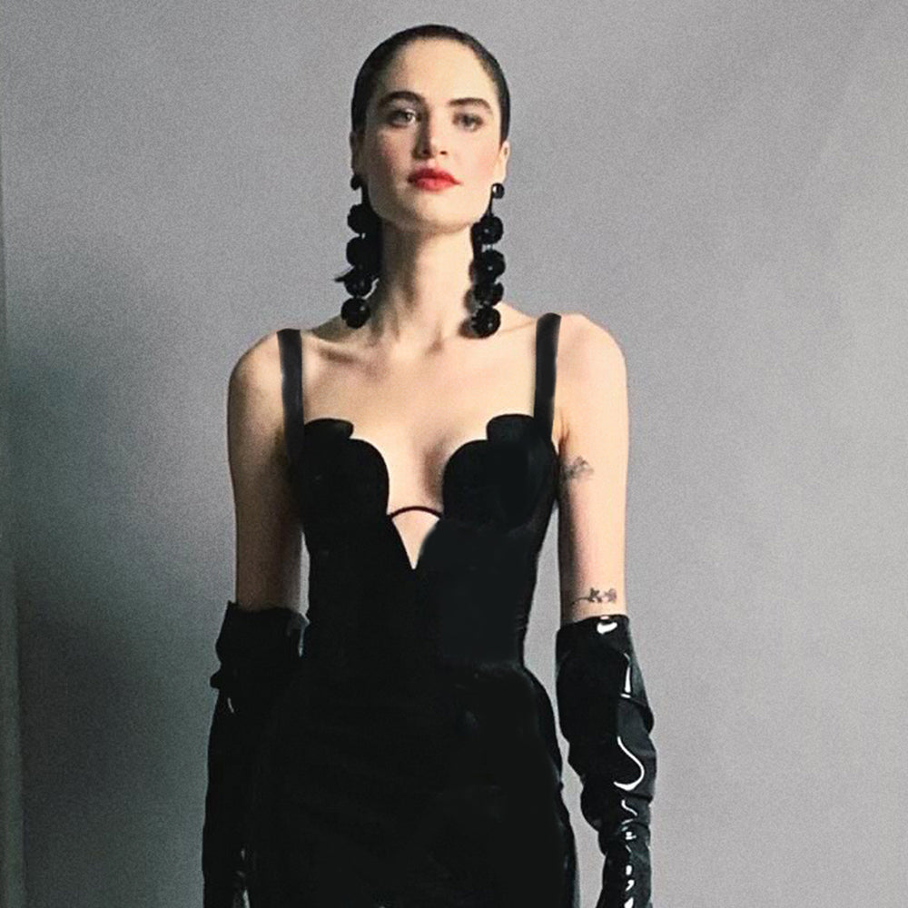 Aurohaya Féline Bodycon Mini Dress