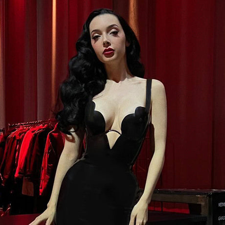 Aurohaya Féline Bodycon Mini Dress