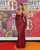 Aurohaya Violaine Lace Halter Maxi Dress