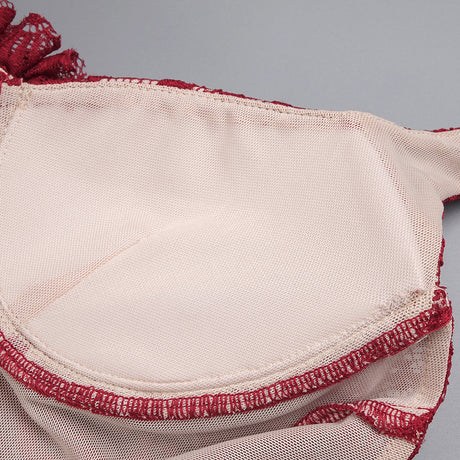 Aurohaya Violaine Lace Halter Maxi Dress