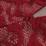 Aurohaya Violaine Lace Halter Maxi Dress