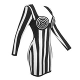 Mélisande Striped Mini Dress