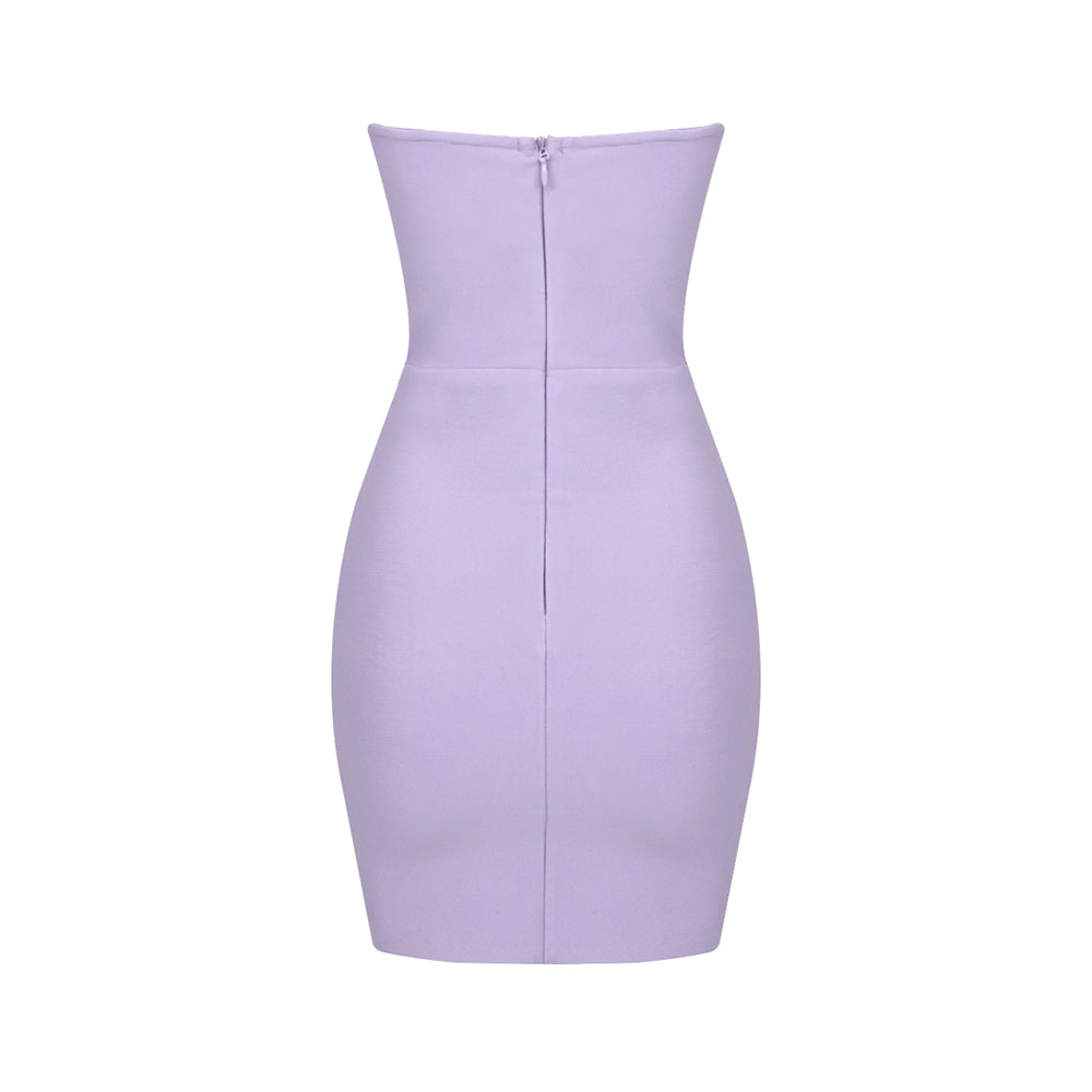 Aurohaya Oriana Strapless Mini Dress