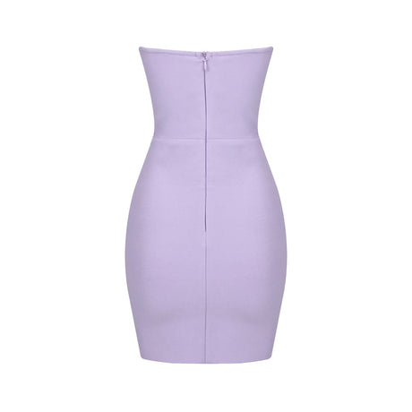 Aurohaya Oriana Strapless Mini Dress