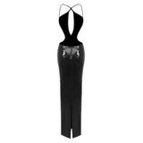 Élysée Halter Bodycon Formal Dress