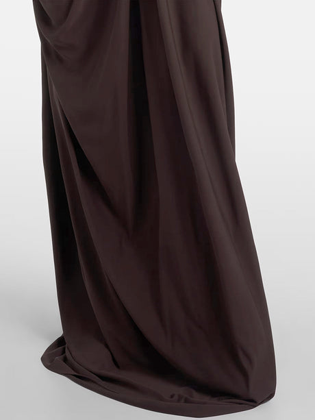 Aurohaya Iphigénie Strapless Draped Maxi Dress