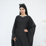 Shinny Butterfly Abaya with Hijab