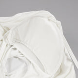 Lumière Long Sleeve Deep V Maxi Dress