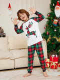 Christmas Checkered Deer Fmalily Matching Pajamas Sets