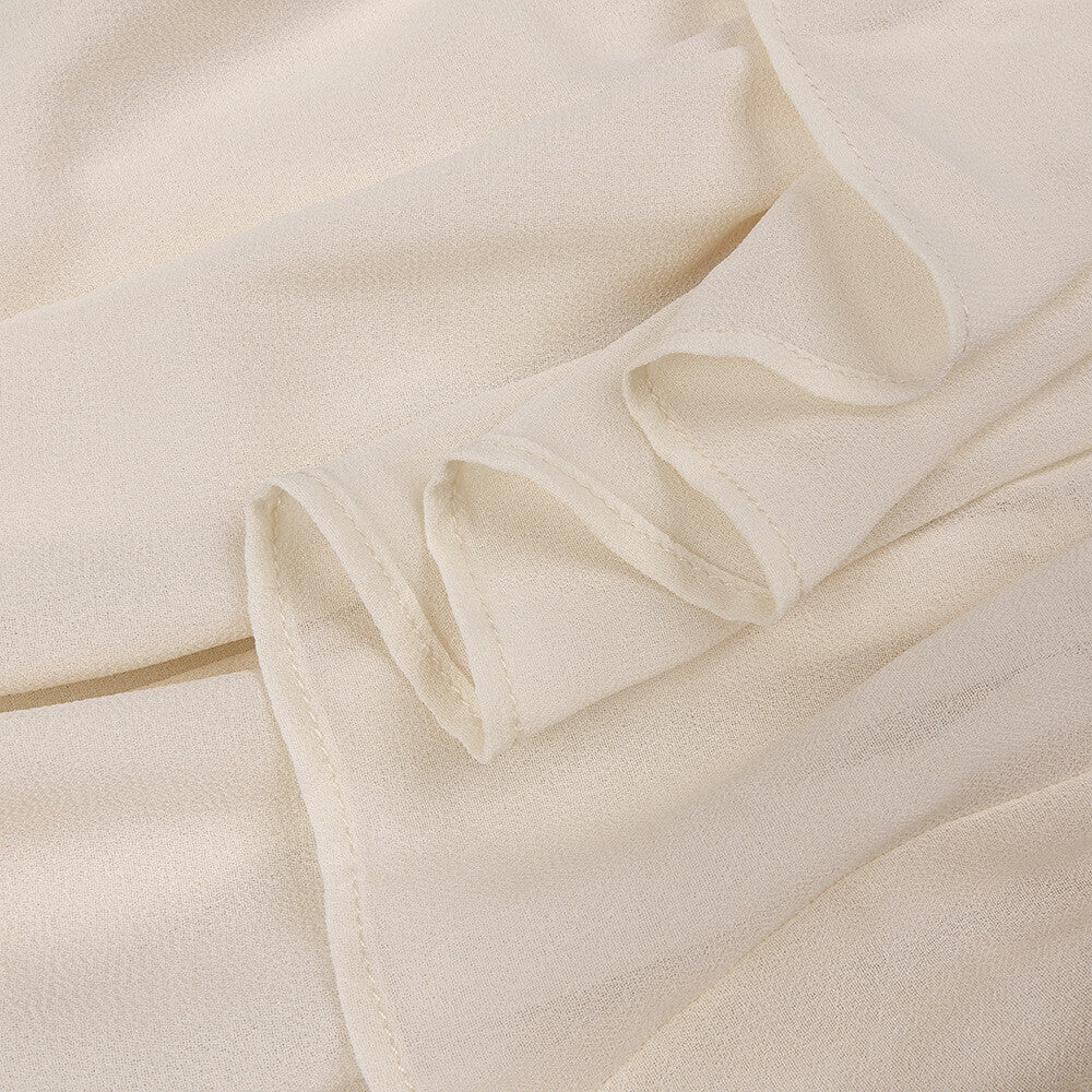 Aurohaya Justine Strapless Tiered Maxi Dress