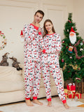 Christmas deer Print Fmalily Matching Pajamas Sets