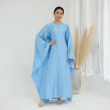 Solid Color Drawstring Abayas