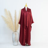 Open Front Cardiga Abaya With Hijabs