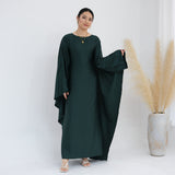 Solid Color Drawstring Abayas