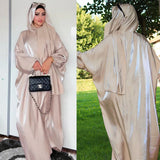 Sparkling Women's Fashion Abaya with Hijab