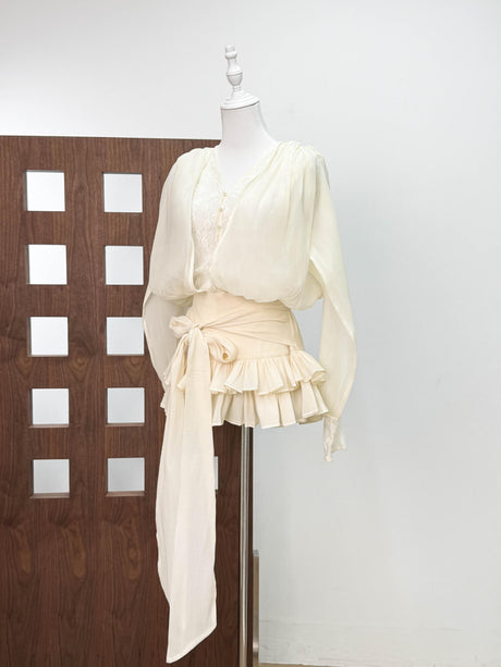 Aurohaya Soline Lace Mini Dress