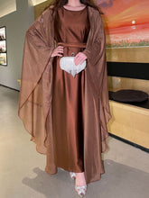 Interwoven Lines Abaya&Dress Set