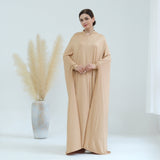 Elegant Solid Color Cape Jilbab
