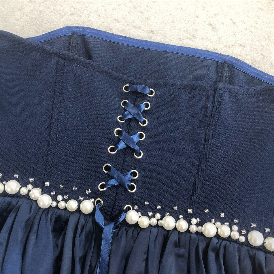 Aurohaya Plénitude Strapless Maxi Dress