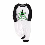 Green Plaid Christmas Tree Pattern Family Matching Pajamas Sets (with Pet's dog clothes)