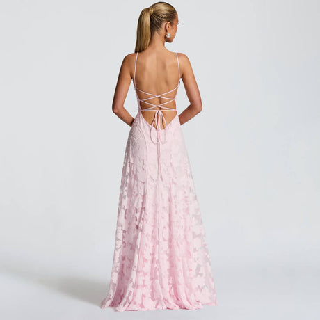 Aurohaya Victoire Lace Maxi Dress