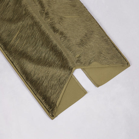 Aurohaya Jade Ruched Halter Neck Maxi Dress