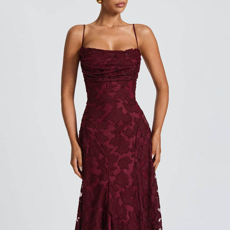 Aurohaya Victoire Lace Maxi Dress