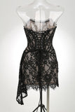 Dominique Strapless Lace Corset Mini Dress