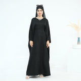 Jacquard Fashion Dress Abaya with Hijab