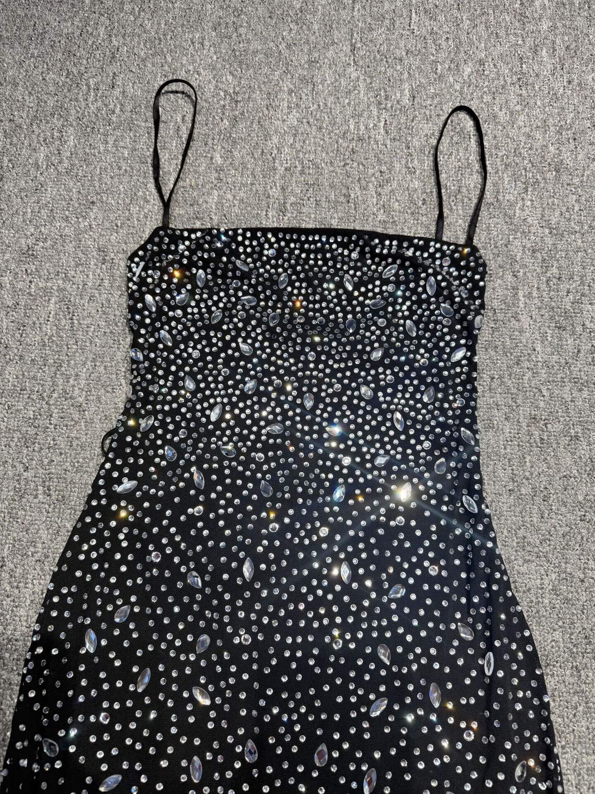 Aurohaya Mystère Sparkling Strapless Maxi Dress