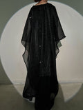 Simple Starry Cape Abaya