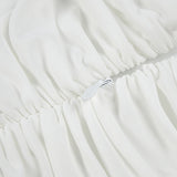 Lumière Long Sleeve Deep V Maxi Dress