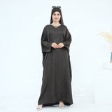 Jacquard Fashion Dress Abaya with Hijab