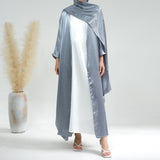 Open Front Cardiga Abaya With Hijabs