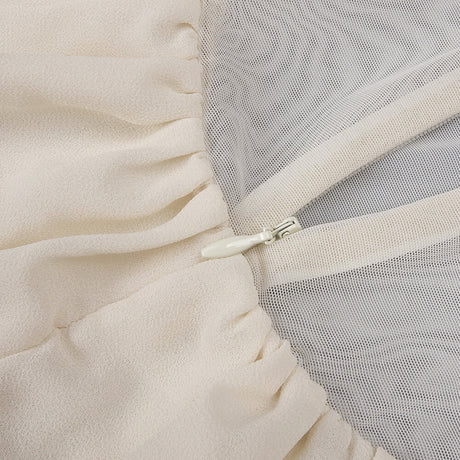 Aurohaya Justine Strapless Tiered Maxi Dress