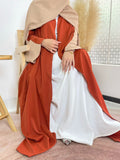 Two Tone Color Matching Abaya