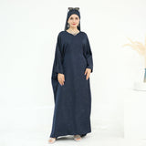 Jacquard Fashion Dress Abaya with Hijab