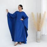Solid Color Drawstring Abayas