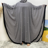 Chiffon Batwing Sleeves Abayas