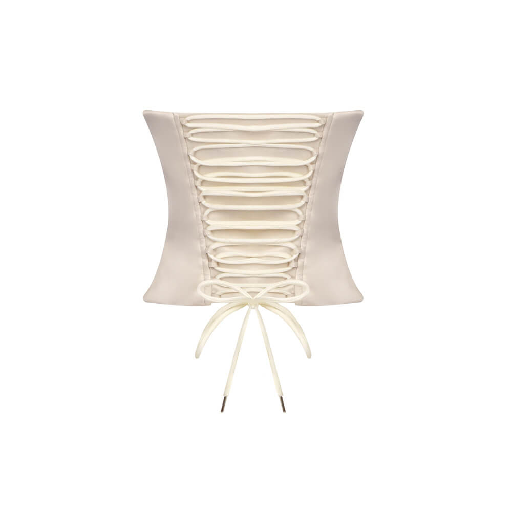 Aurohaya Justine Strapless Tiered Maxi Dress