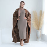 Star Moon Embroidery Abaya