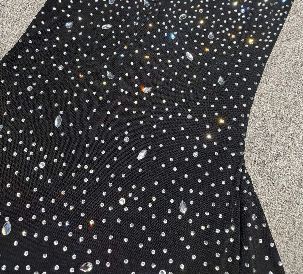 Aurohaya Mystère Sparkling Strapless Maxi Dress