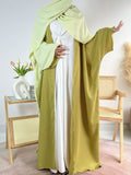 Two Tone Color Matching Abaya