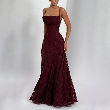 Aurohaya Victoire Lace Maxi Dress