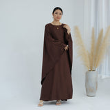 Solid Color Drawstring Abayas