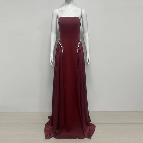 Aurohaya Plénitude Strapless Maxi Dress