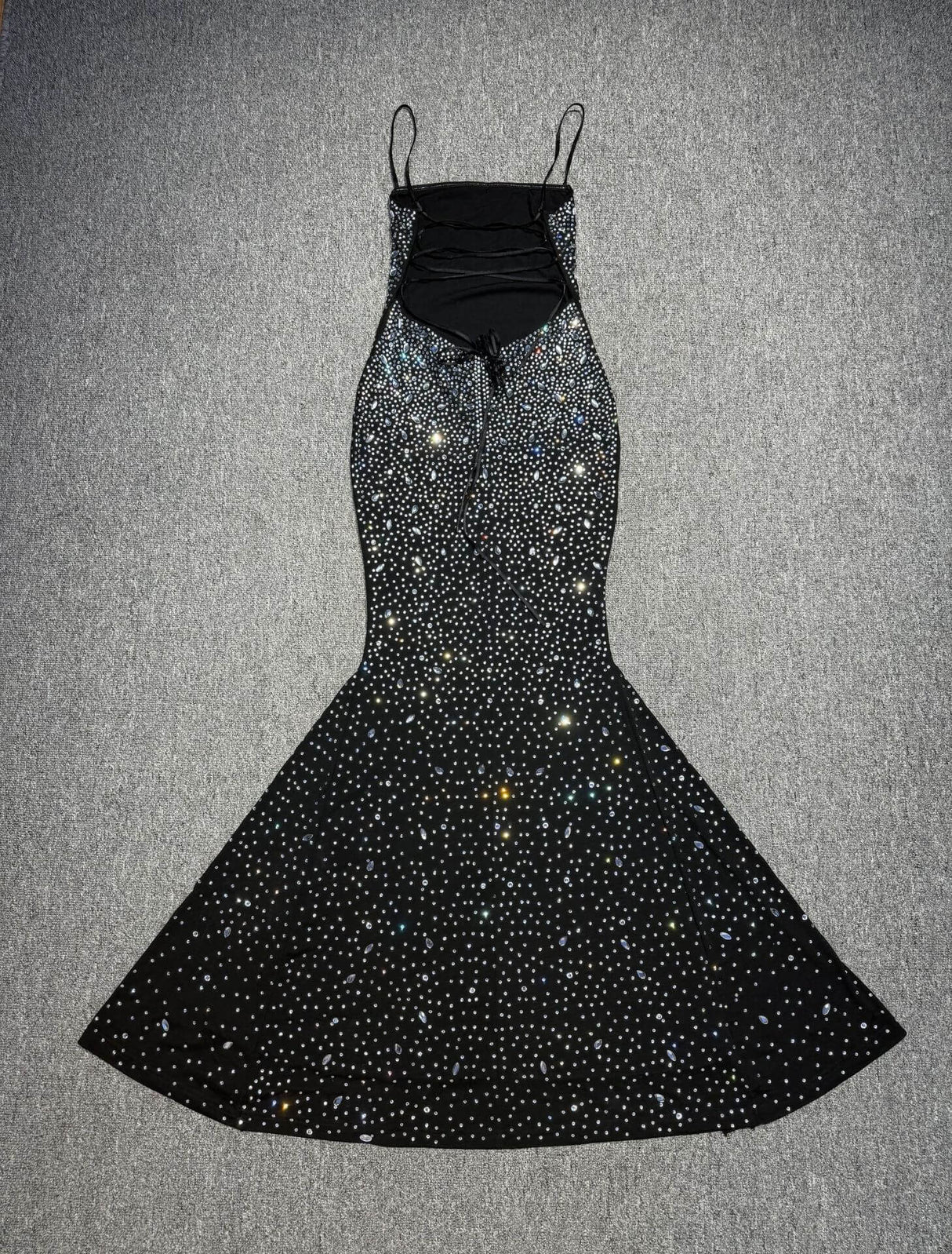 Aurohaya Mystère Sparkling Strapless Maxi Dress