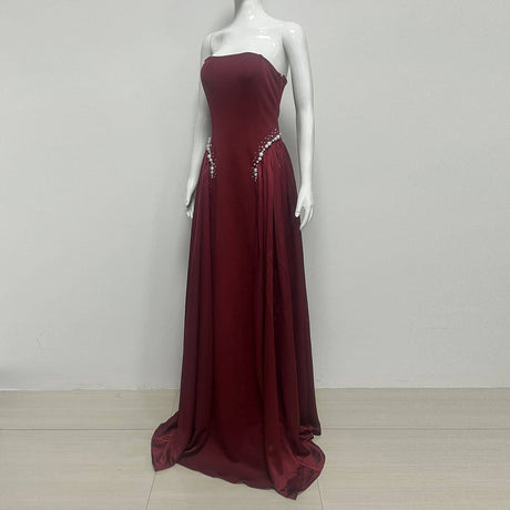Aurohaya Plénitude Strapless Maxi Dress