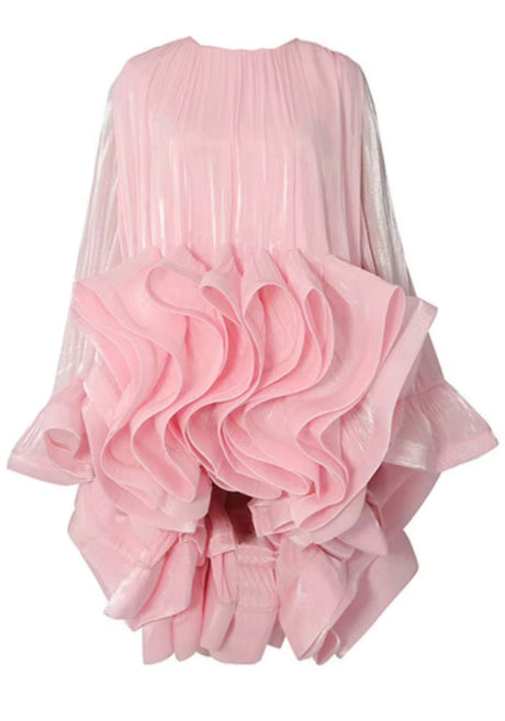 Ruffle Dress Pink