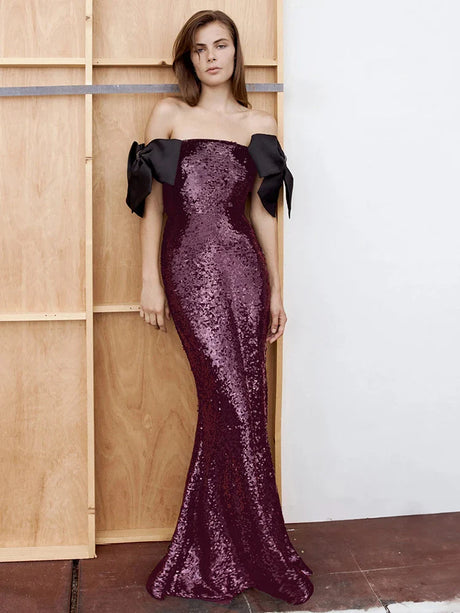 Aurohaya Mirabelle Sequin Maxi Dress